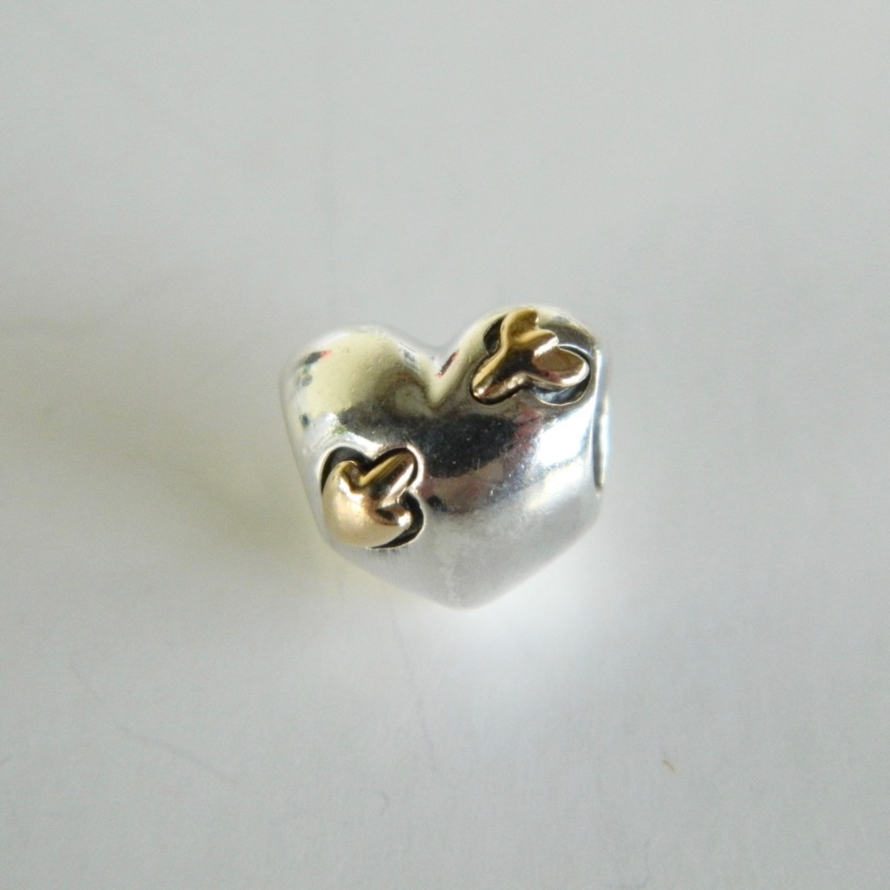 Authentic Pandora Love Struck Charm 14k S925